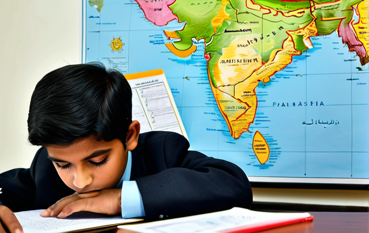 식품위생사 시험 지역별 난이도 차이 - Image Prompt 1: The Contemplation of Regional Exam Patterns**