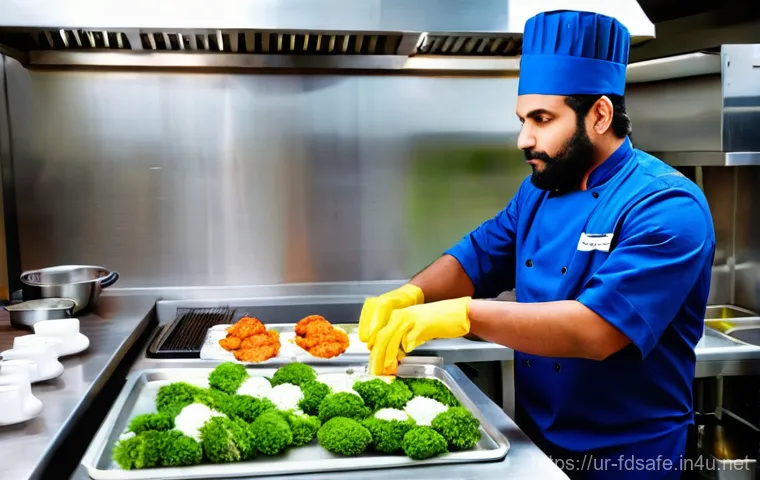식품위생사 월급 체계 분석 - **Prompt 1: Junior Food Hygienist in a Food Processing Facility**
    "A vibrant, eye-level full-sho...